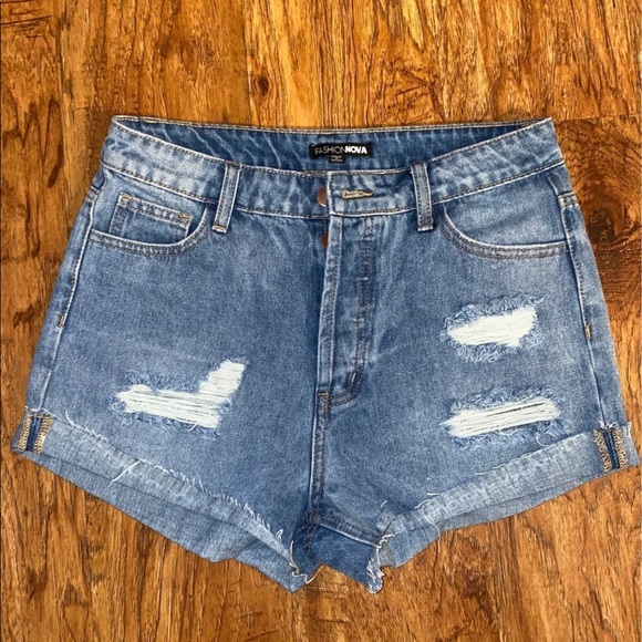 Fashion Nova Pants - denim shorts